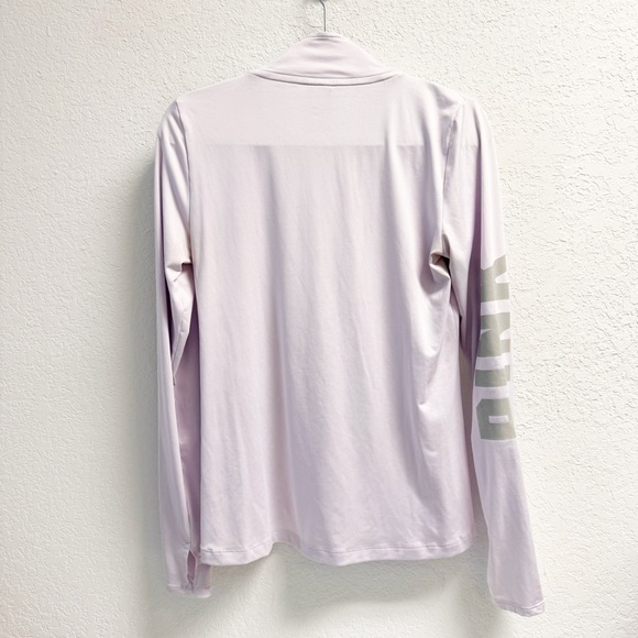 PINK Violet Quarter Zip Track Jacket Womans Med - Picture 2 of 4
